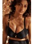 PrimaDonna Bikini Top Full Cup Barrani 4011410, Σουτιέν Μαγιό για μεγάλο στήθος με κοκάλινα διακοσμητικά, ROAST COFFEE